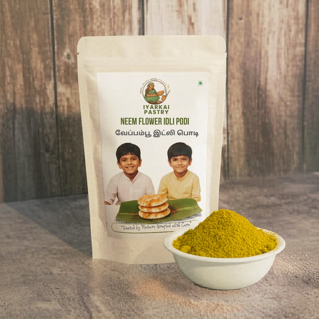 Neem Flower Idli Podi (வேப்பம்பூ இட்லி பொடி)